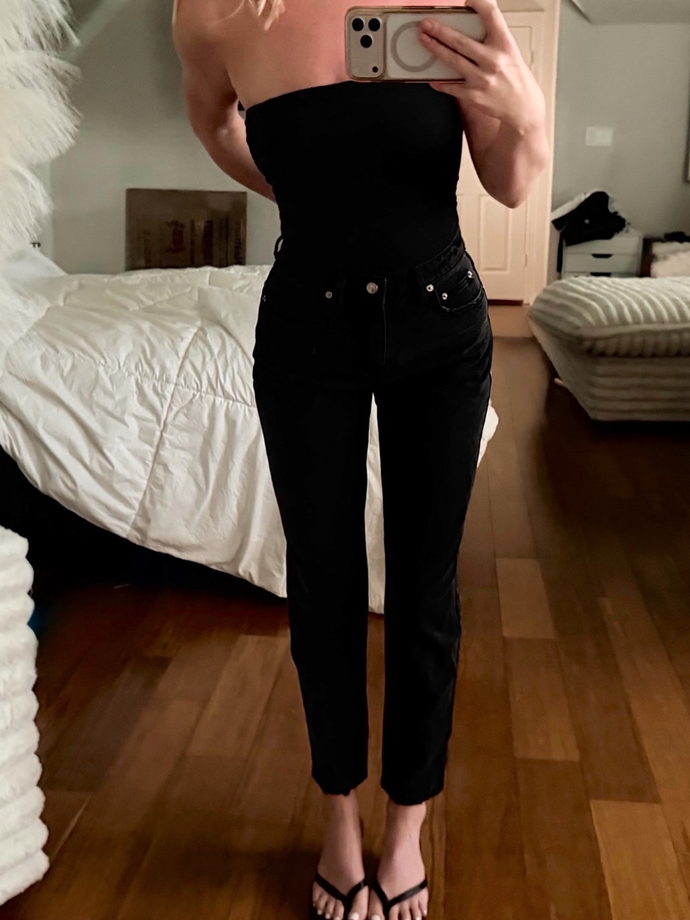 Princess Polly PP DNM Black Jeans